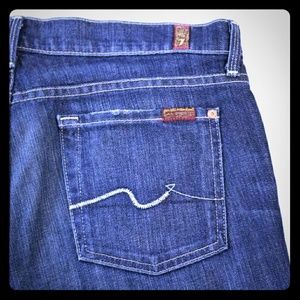 7 For All Mankind 7FAM Straight Leg Jeans 30x30